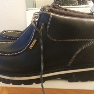 Lugz black leather boots